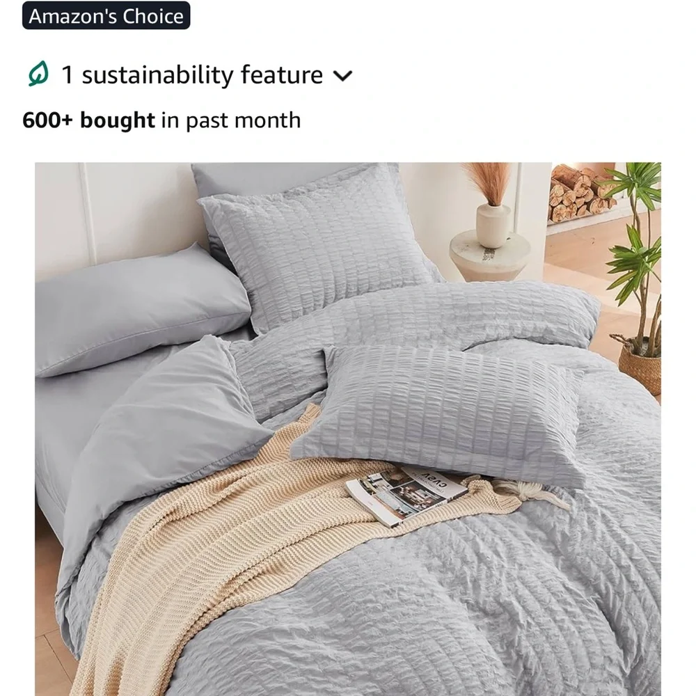 Light Gray Comforter Set